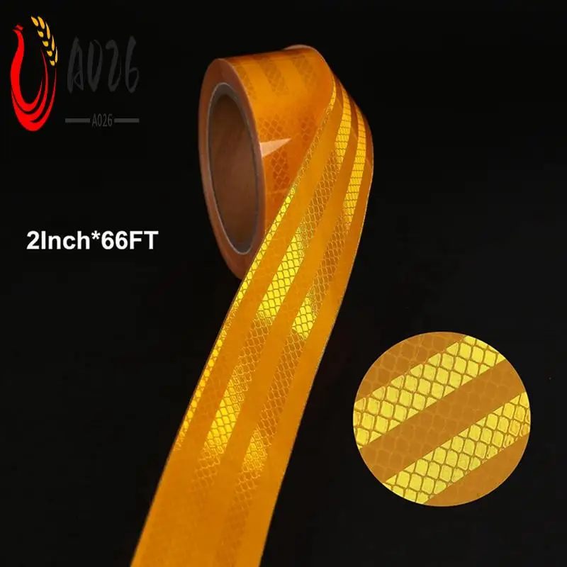 

A026-Reflective Tape, 20Mx5cm Reflector Tape Waterproof Outdoor, Self-Adhesive Safety Tape For Car Truck Motor