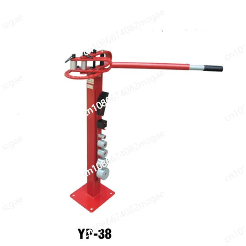 Manual pipe bending machine YP-38 sheet metal stainless steel bending machine steel bar mixing special-shaped bending tool