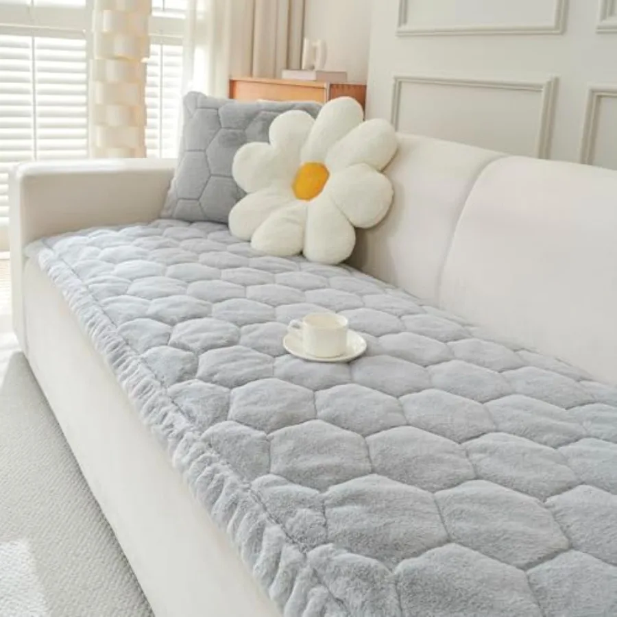 New Thick Sofa Covers Washable - Soft Flannel Universal Sofa Cover 2 3 4 Seater, Non-Slip Couch Cover, Couch Seat Covers Sofa S