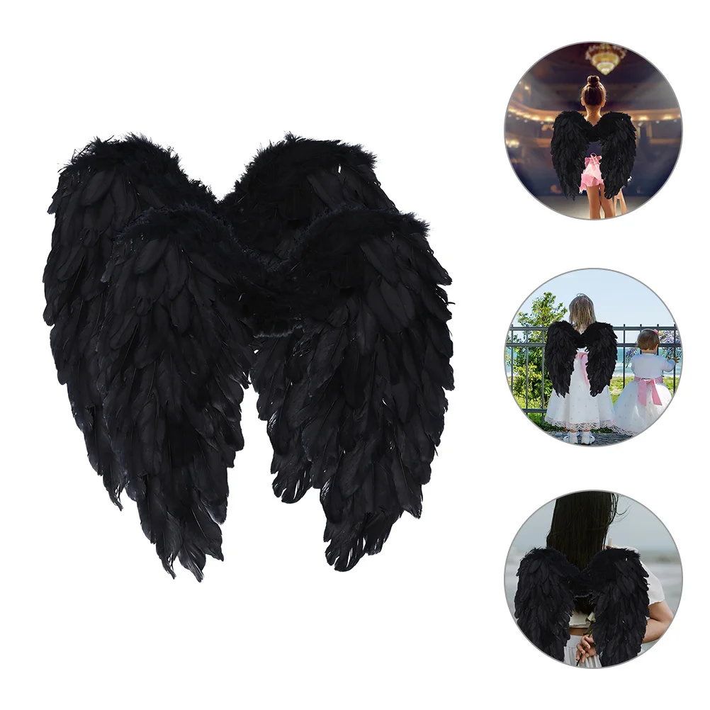 Cosplay Angel Kostuum Vleugels Grote Verenkleed Prop voor Vrouwen Meisjes 2 Stuks Festival Kerst Stadium Decor Kind Volwassen Gebruik