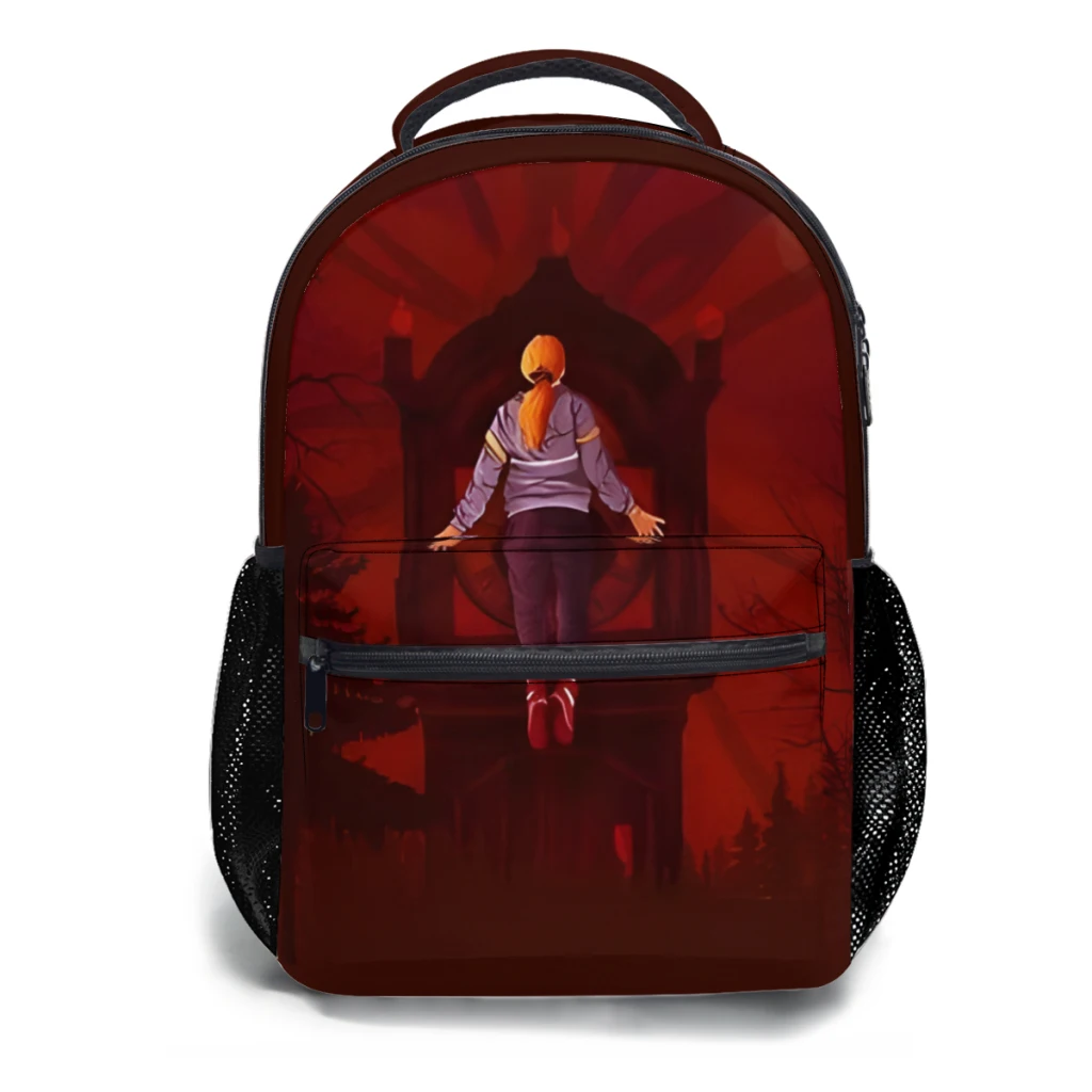 Stranger Things-mochila universitaria impermeable de alta capacidad para mujer, bolsa de libros de viaje para ordenador portátil, nueva moda