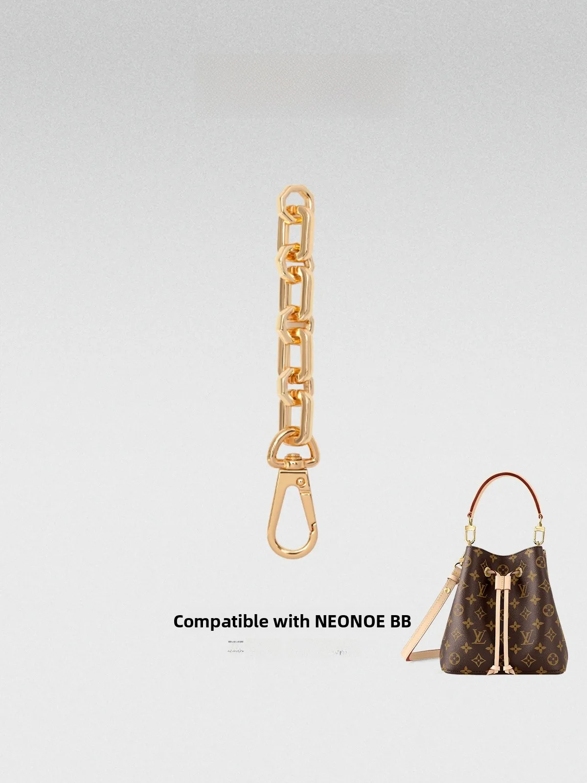 チェーンショルダーストラップ-バケットバッグ-アクセサリー-lv-ネオンオーブ-バケットバッグ-改造チェーンストラップ-ハンドバッグ-アクセサリー