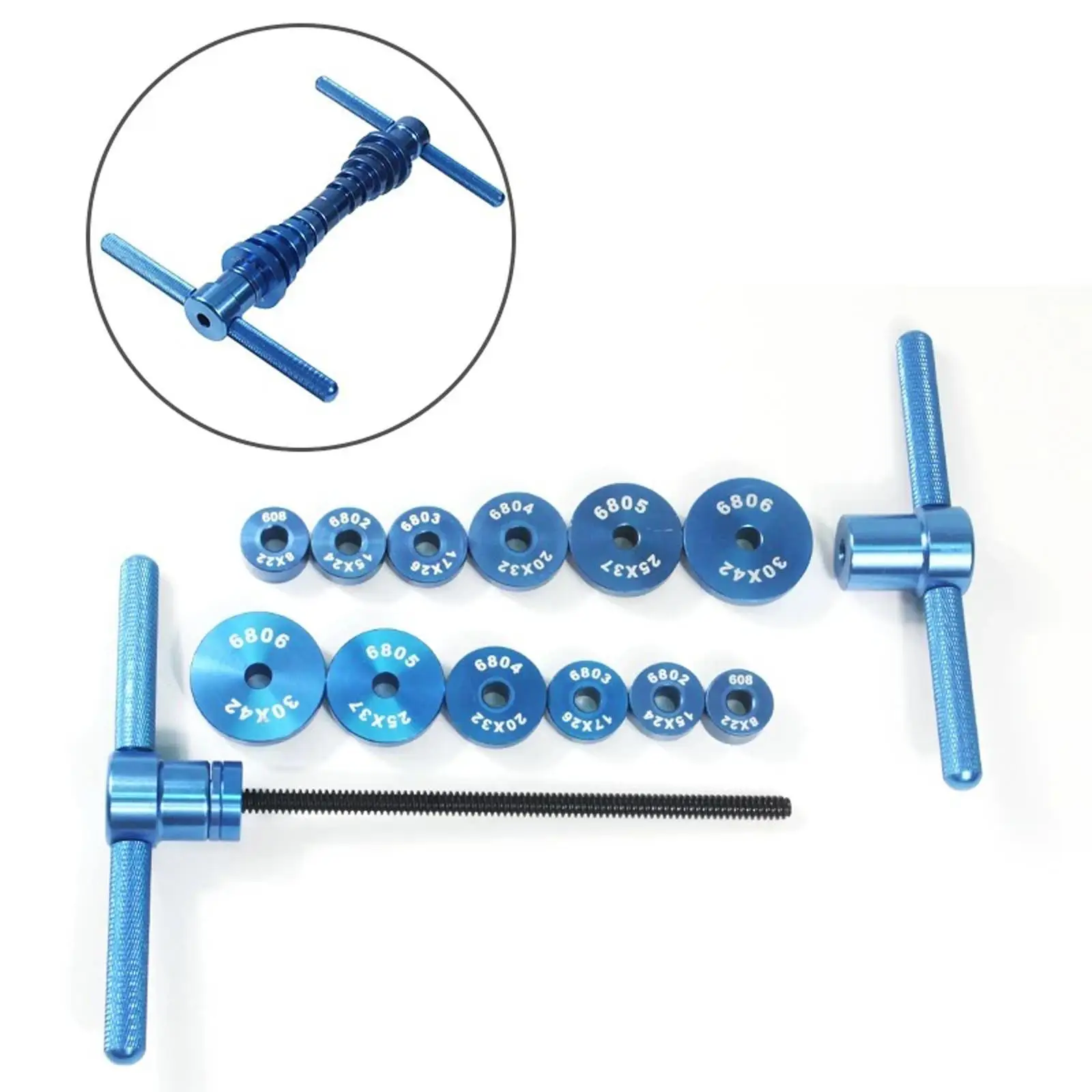 

Bicycle Bearing Press Set Tail Frame Practical Repairing Repair Kit