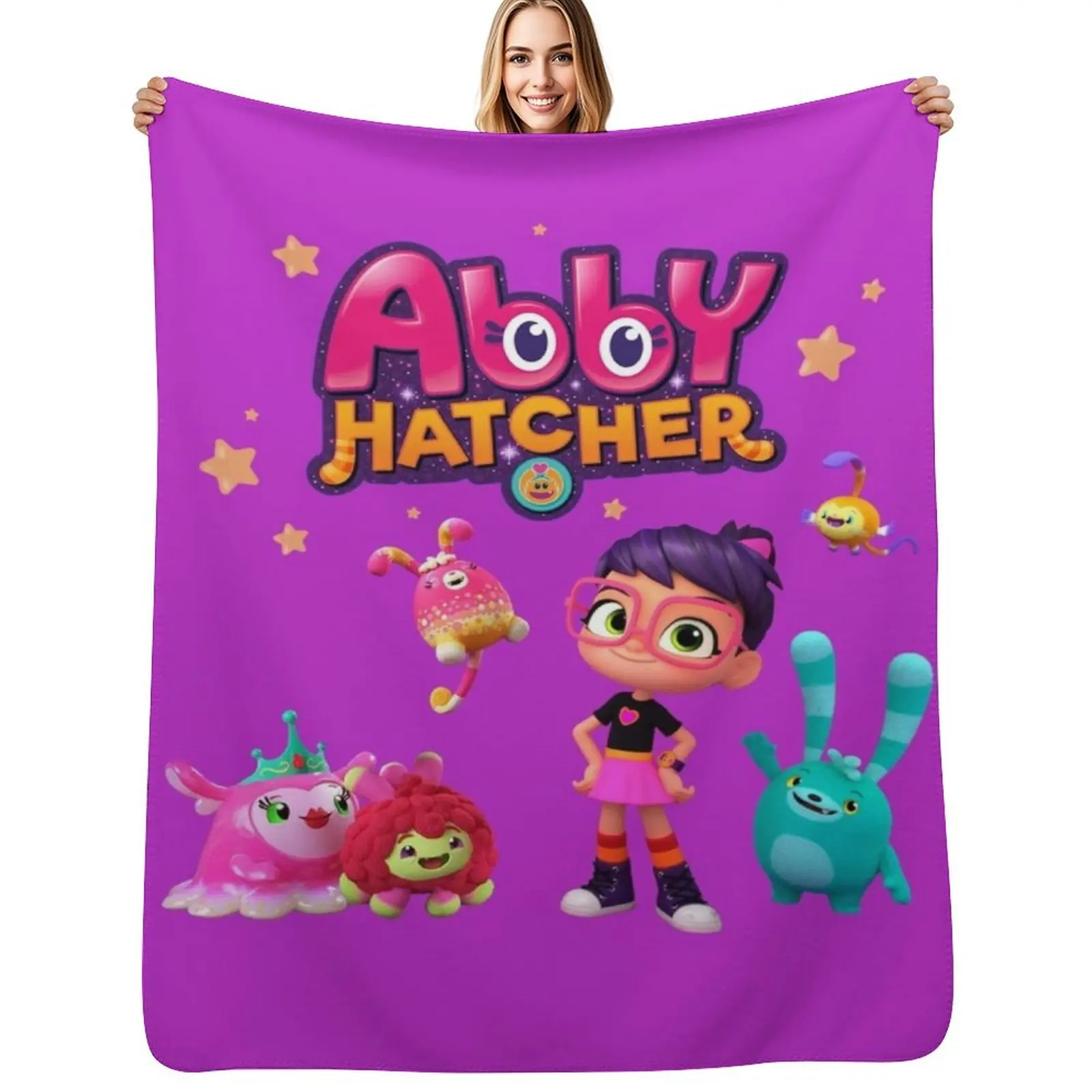 

Abby Hatcher Team Throw Blanket Air Conditioner Soft Blanket for Office Home