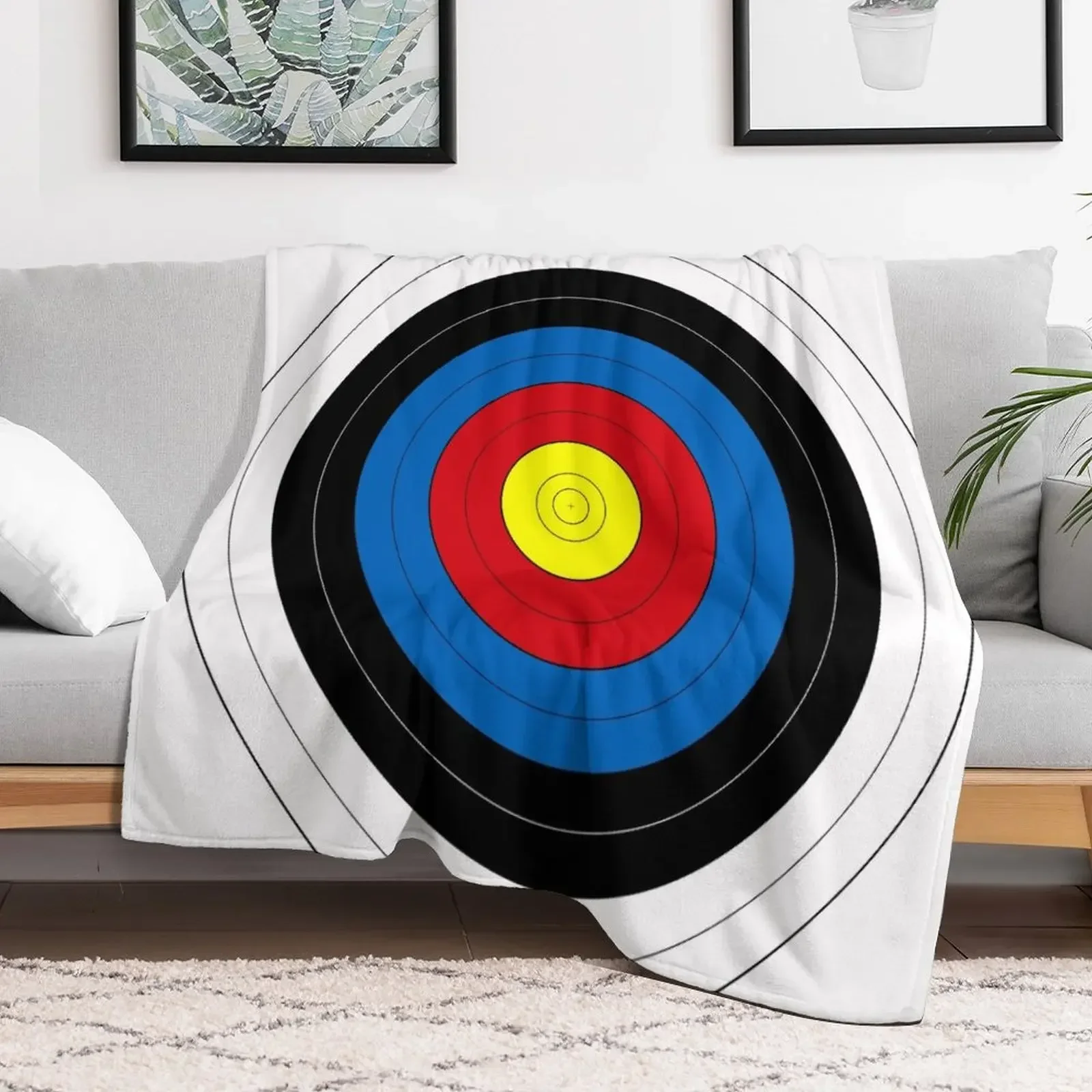 Archery Target Target Face Throw Blanket Sofa Beautifuls Bed covers Blankets