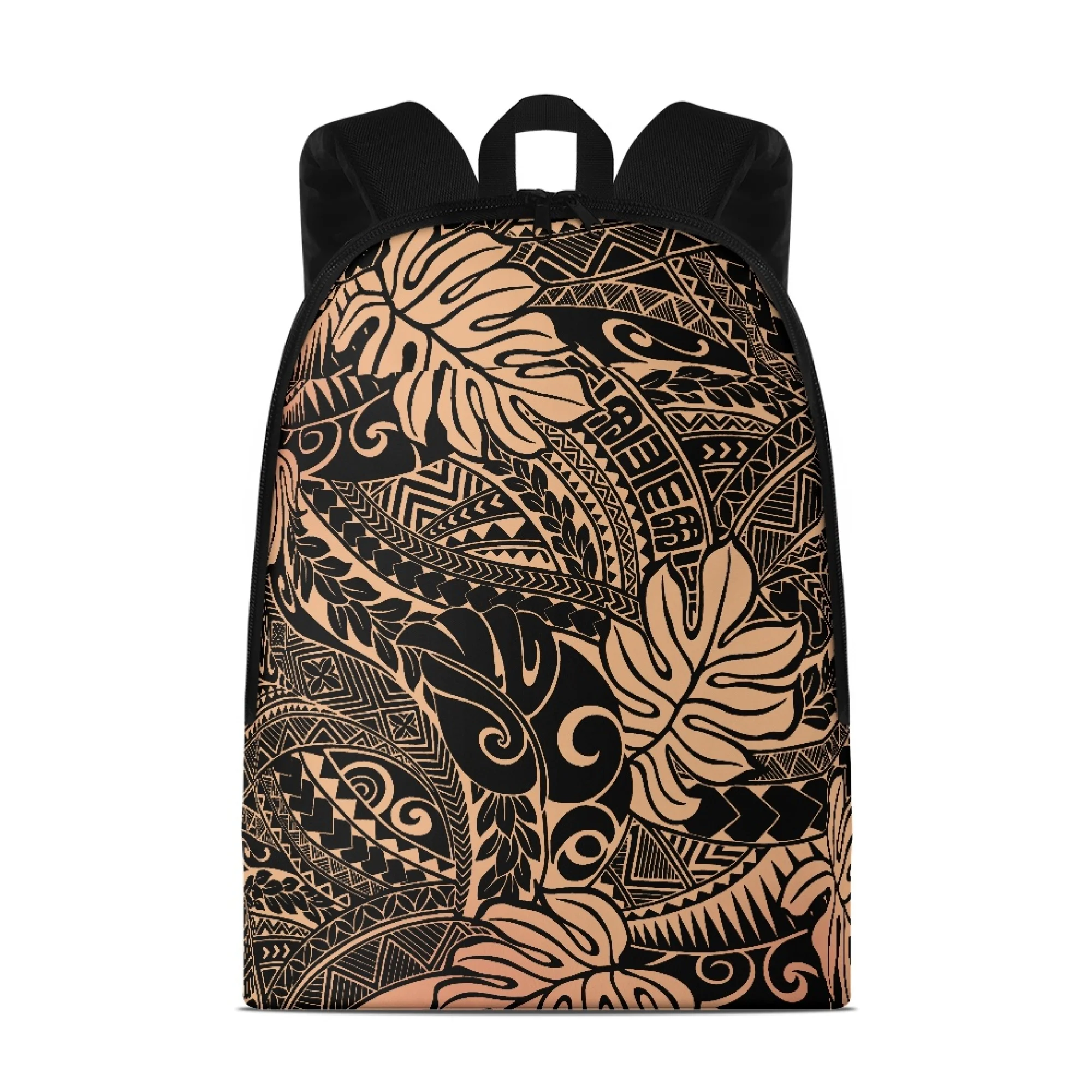 

Support Custom Backpack Patterns Fashion Polynesian Traditional Tribes Design Large Backpacks For Male And Female Students