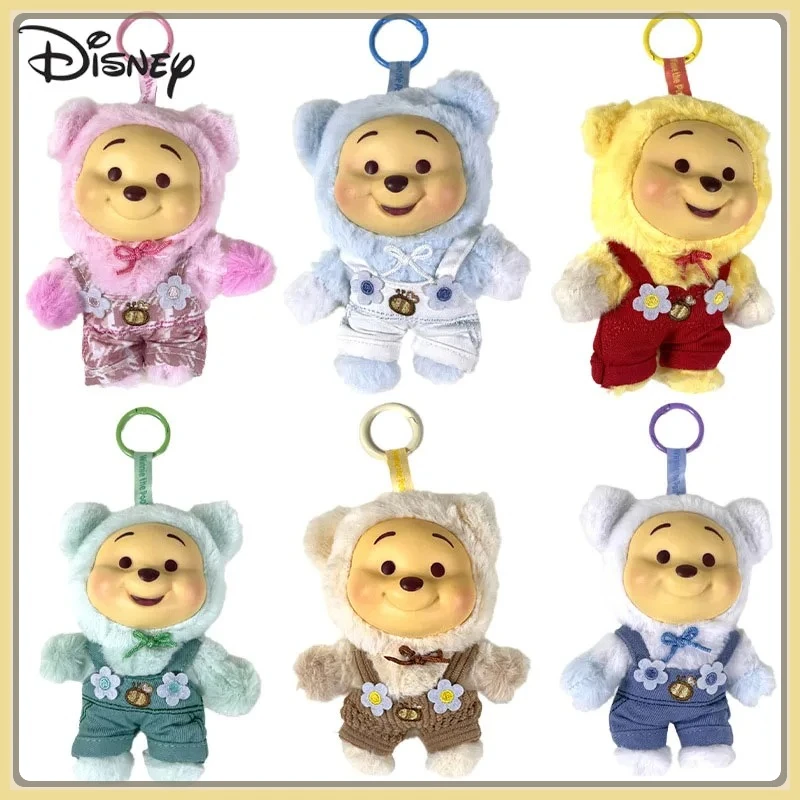 

2025 New Disney Winnie The Pooh Candy Series Blind Box Cute Vinyl Face Pendant Pupu Bear Doll Fashion Trend Toy Christma Gift