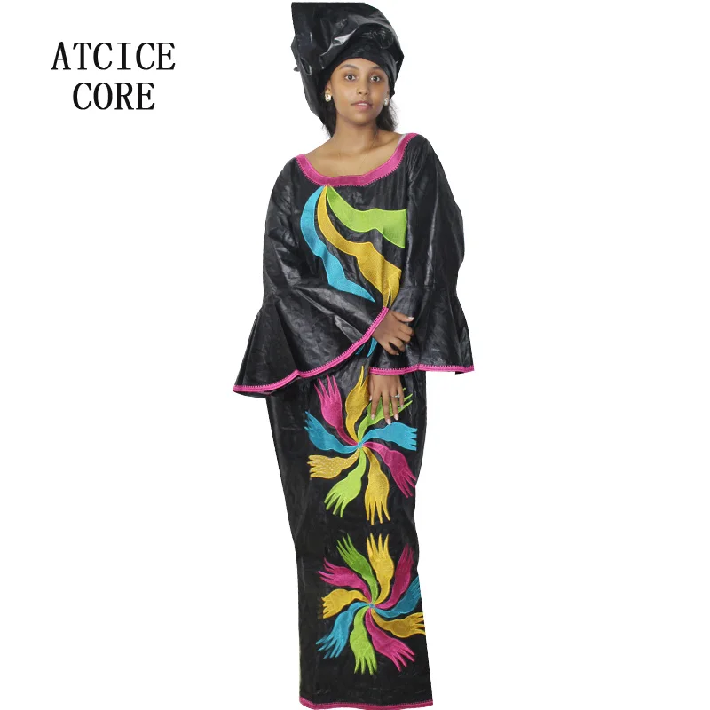 ملابس أفريقية للنساء عباية مطرزة مقاس كبير فستان كنيسة أنيق للحفلات #5