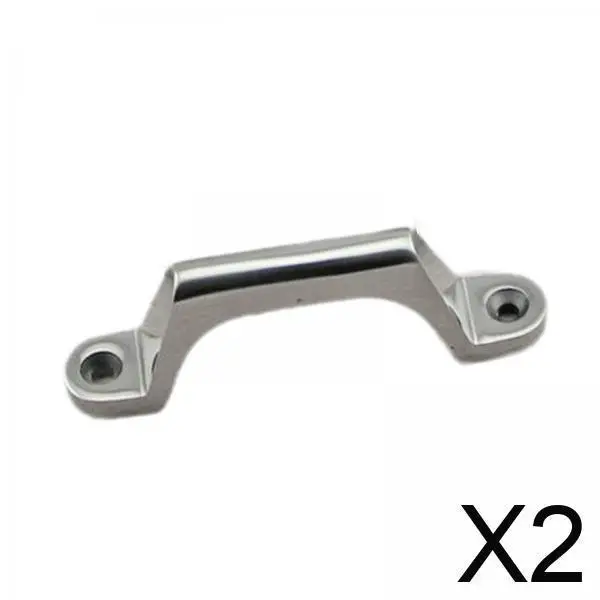 

2x Boat Grab Handle, Boat Handrail, Easy to Install Multipurpose Marine Handrail, Grab Door Handle for Yacht RV And Trailer
