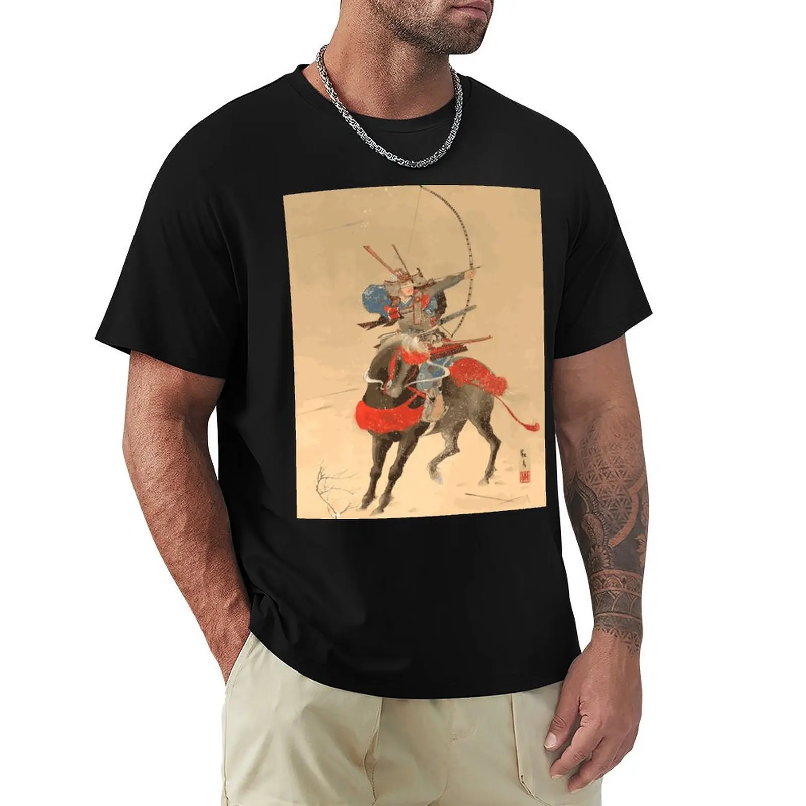 

Warrior on Horseback T-Shirt affliction shirts oversize t-shirts man new gifts and t-shirts Men's t-shirts