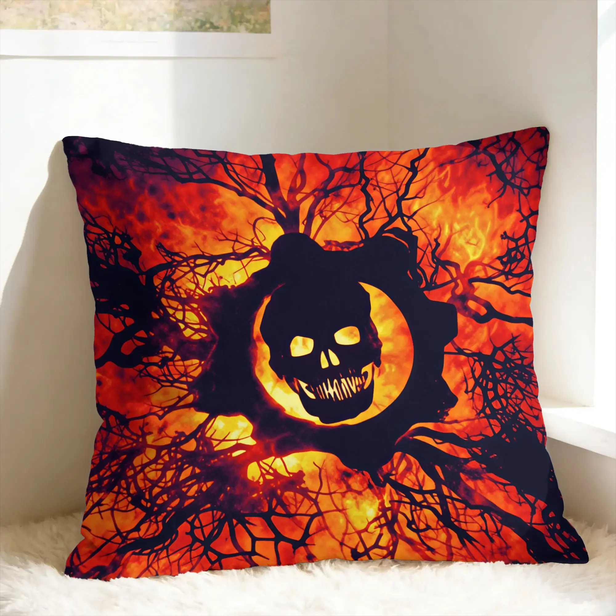 G-Gears Of War Pillow Case  Custom Pillow Cover Vintage Cushion Cover For Sofa Car Home Decor