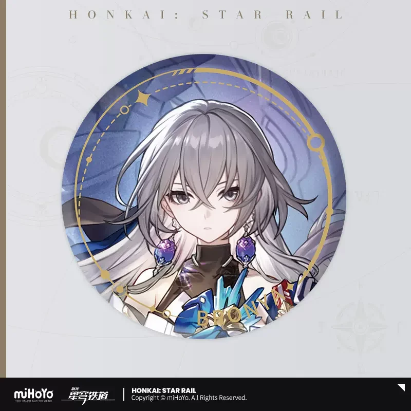 Sunsyea Honkai Star Rail Official Merch miHoYo Original Authentic The Harmony Path Badge Asta Ruan Mei Tingyun Bronya Robin