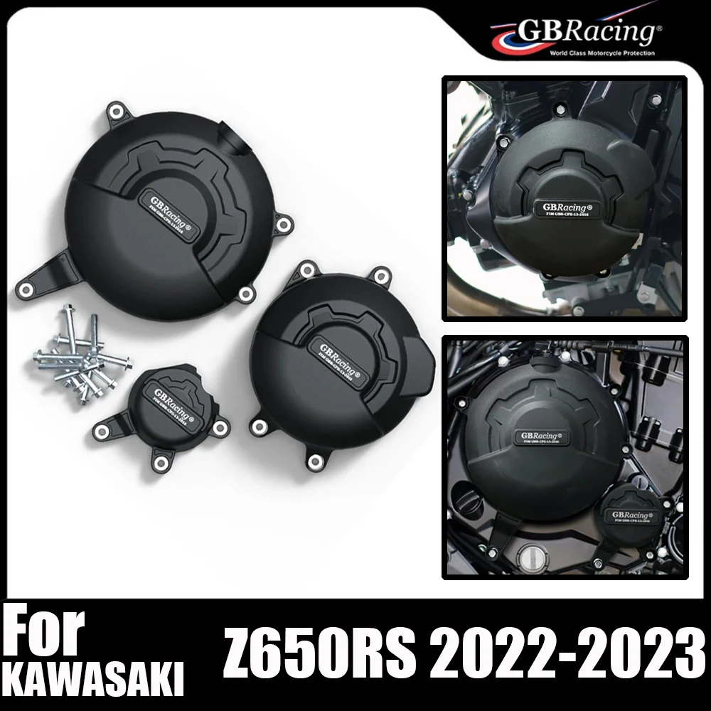 

Защитная крышка двигателя мотоцикла 650RS для KAWASAKI Z650RS 2022-2023, комплект вторичного двигателя, защита