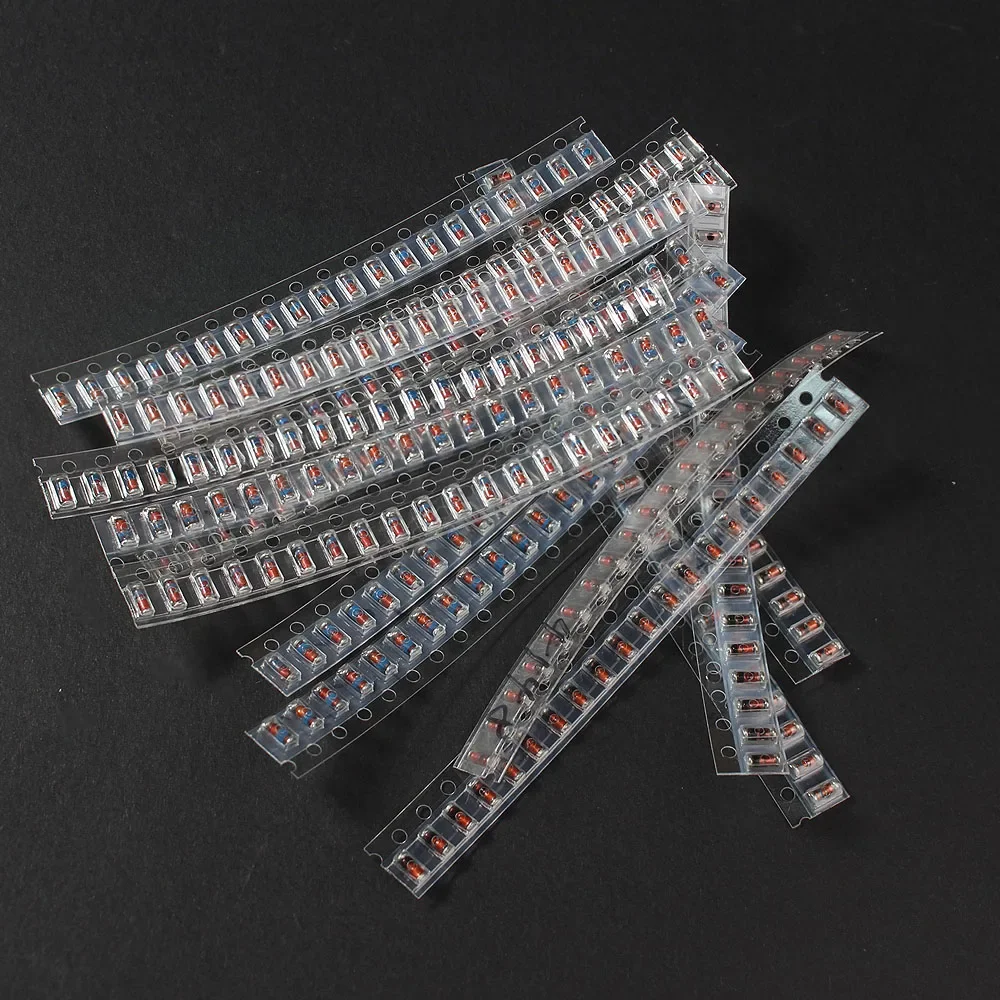 300PCS SMD LL34 Zener Diode Kit 0.5W 2V~39V/3V-24V Diode Combination Set 30 Values 15 Values DIY Electronic 3.3V 3.6V 3.9V 4.3V