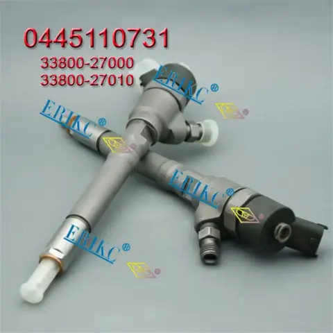 ERIKC 0 445 110 731 Diesel Injector 0445 110 731 Common Rail Auto Fuel Inejction 33800-27010 Fuel Pump Injectors 0445110731