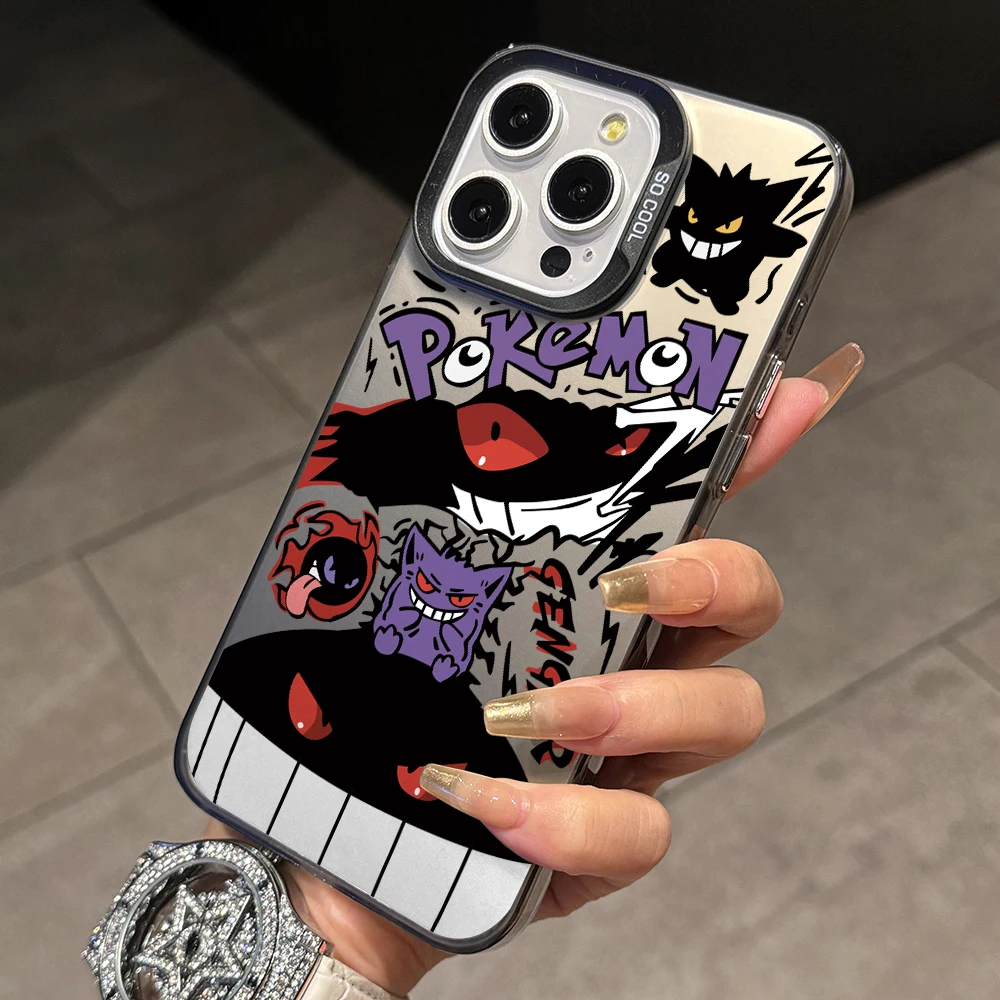 New Wicked Gengars Phone Case for Oppo Reno12 Reno11 Reno10 Reno6 Reno5 Reno4 F Lite Reno 11 10 6 5K 4 5G Silver Matte Hard Capa