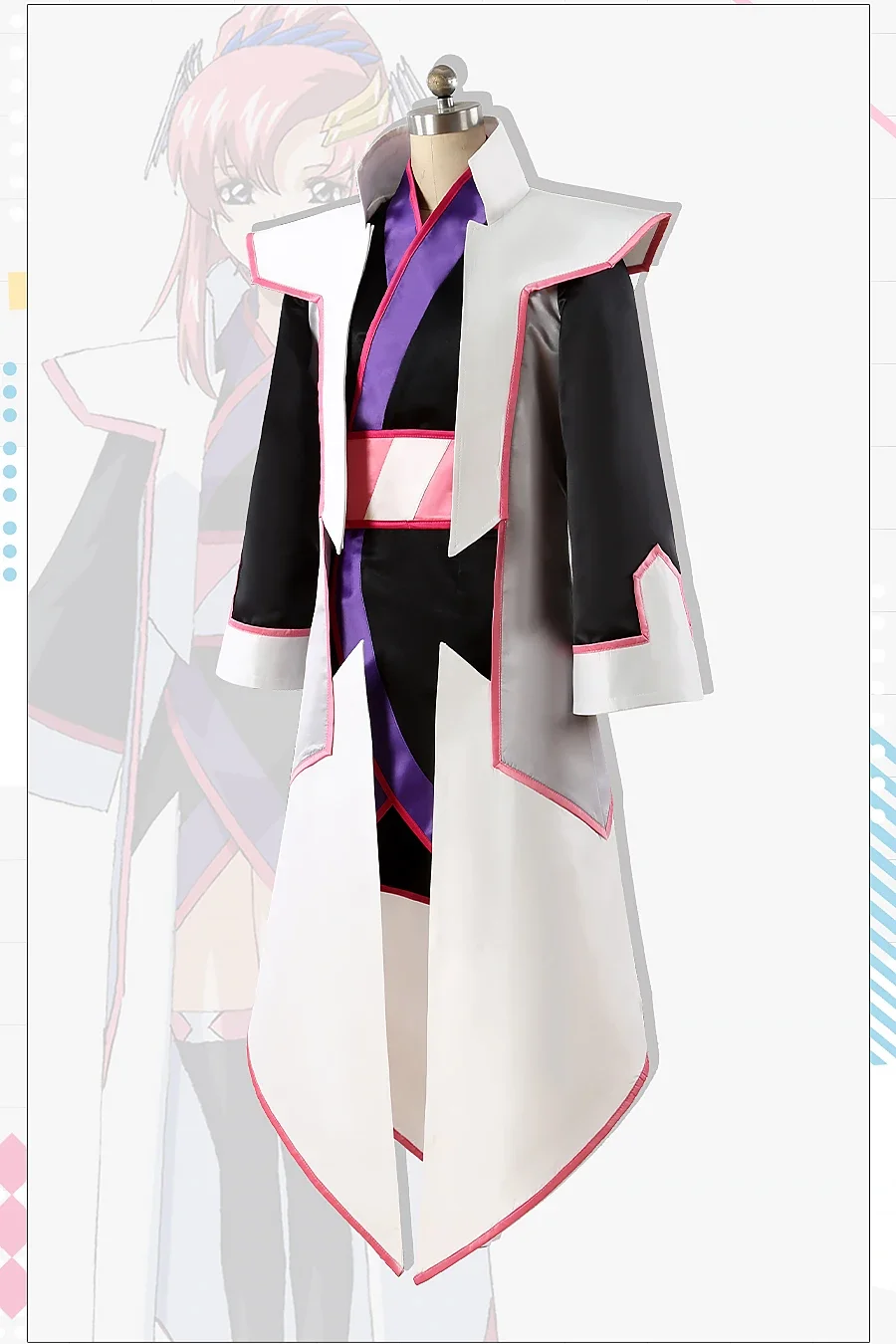 [Customized] Lacus Clyne Mobile Suit Gundam Cosplay Costume Fighting Halloween Costume Women Men