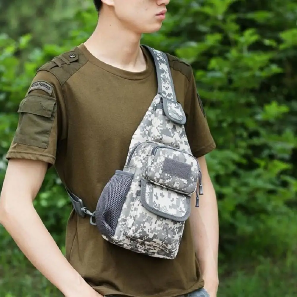 ISKYBOB-Bolso de hombro táctico para hombre, mochila militar de nailon para caza al aire libre, Camping, pesca, senderismo