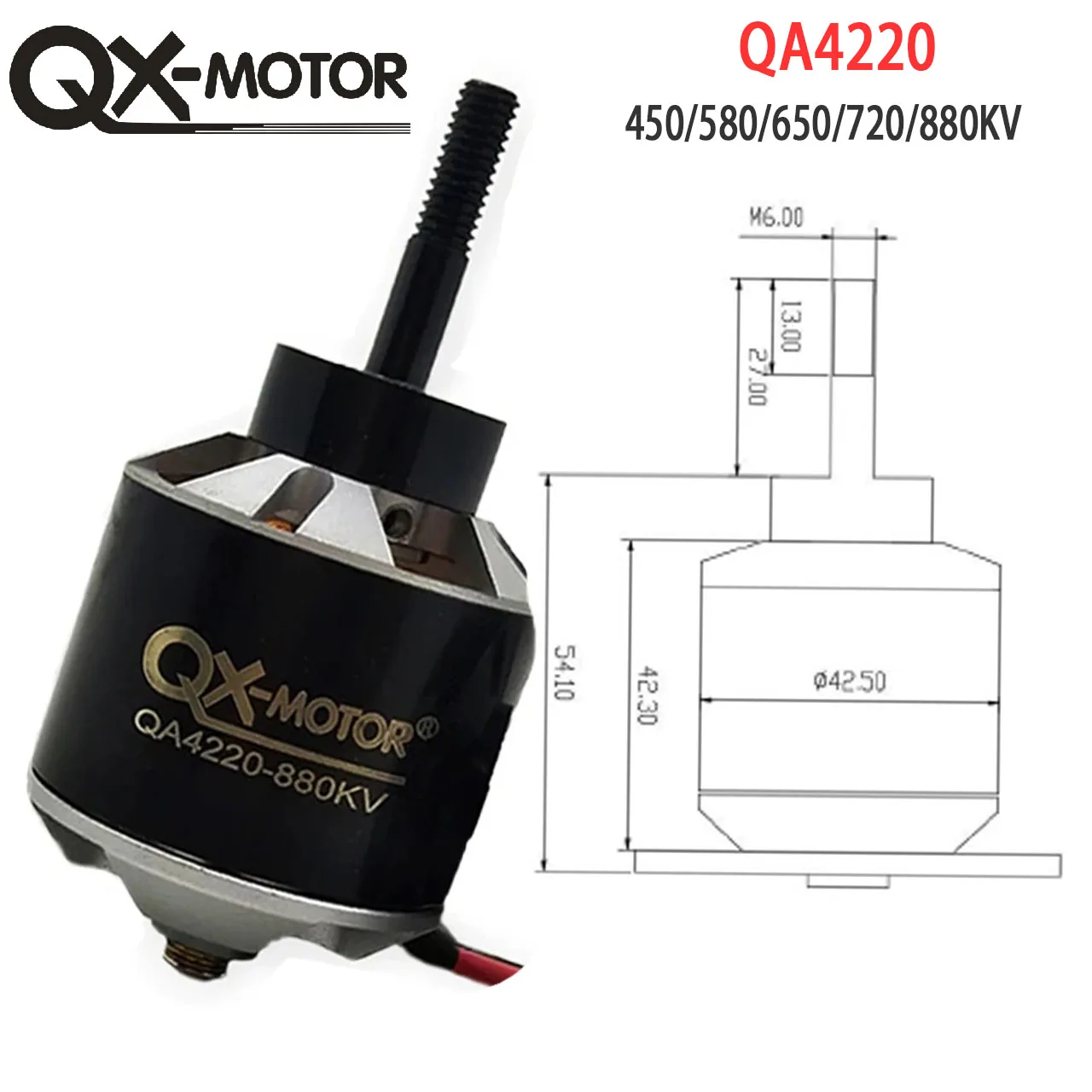 QX-MOTOR QA4220 4250 3520 Bezszczotkowy silnik do zdalnie sterowanych części zabawek