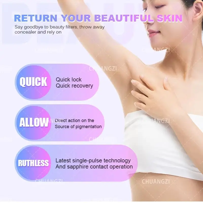 3 In 1 OPT IPL E-light Nd Yag Beauty Machine Permanent Hair Removal And Tattoo Removal Multifunctional Salon Equipment