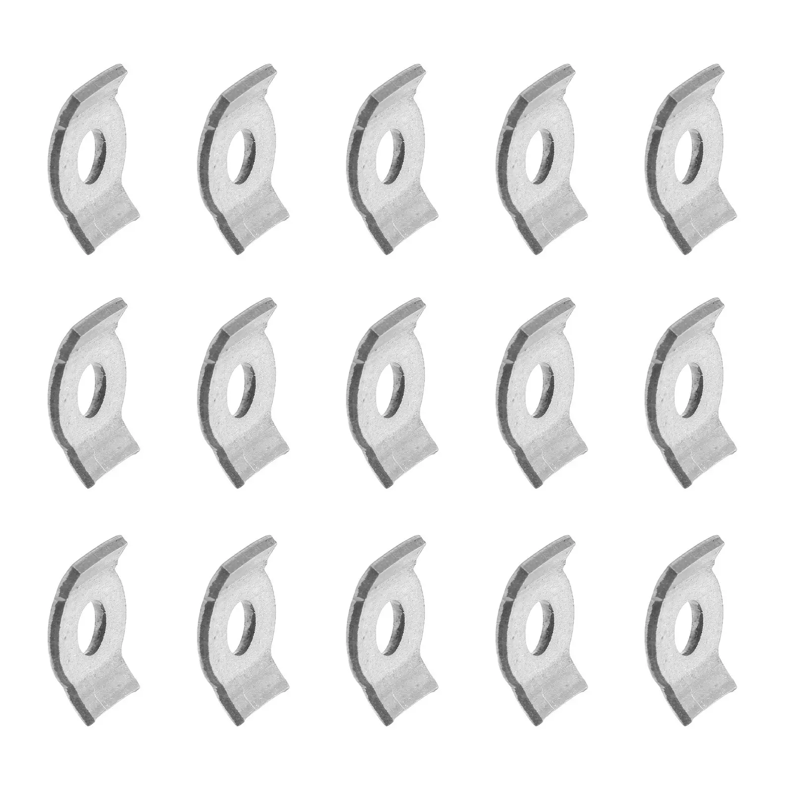 100Pcs Flanged Locking Washers U-Shaped Anti-Slip for Clamping Spindles Toggle Clamp Assembly Components Toggle Clamps Washer