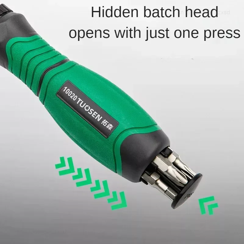 Xiaomi 10 in 1 Ratchet Screwdrivers Hidden Portable Detachable Mini Precision Bits Household Multi Functional Maintenance Tools