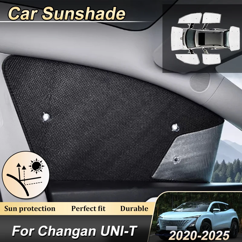 Accesorios para Changan UNI-T OSCA MT6 2020-2025, Parasoles Personalizados para Auto, Protección Solar Anti-UV para Parabrisas, Accesorios Interiores