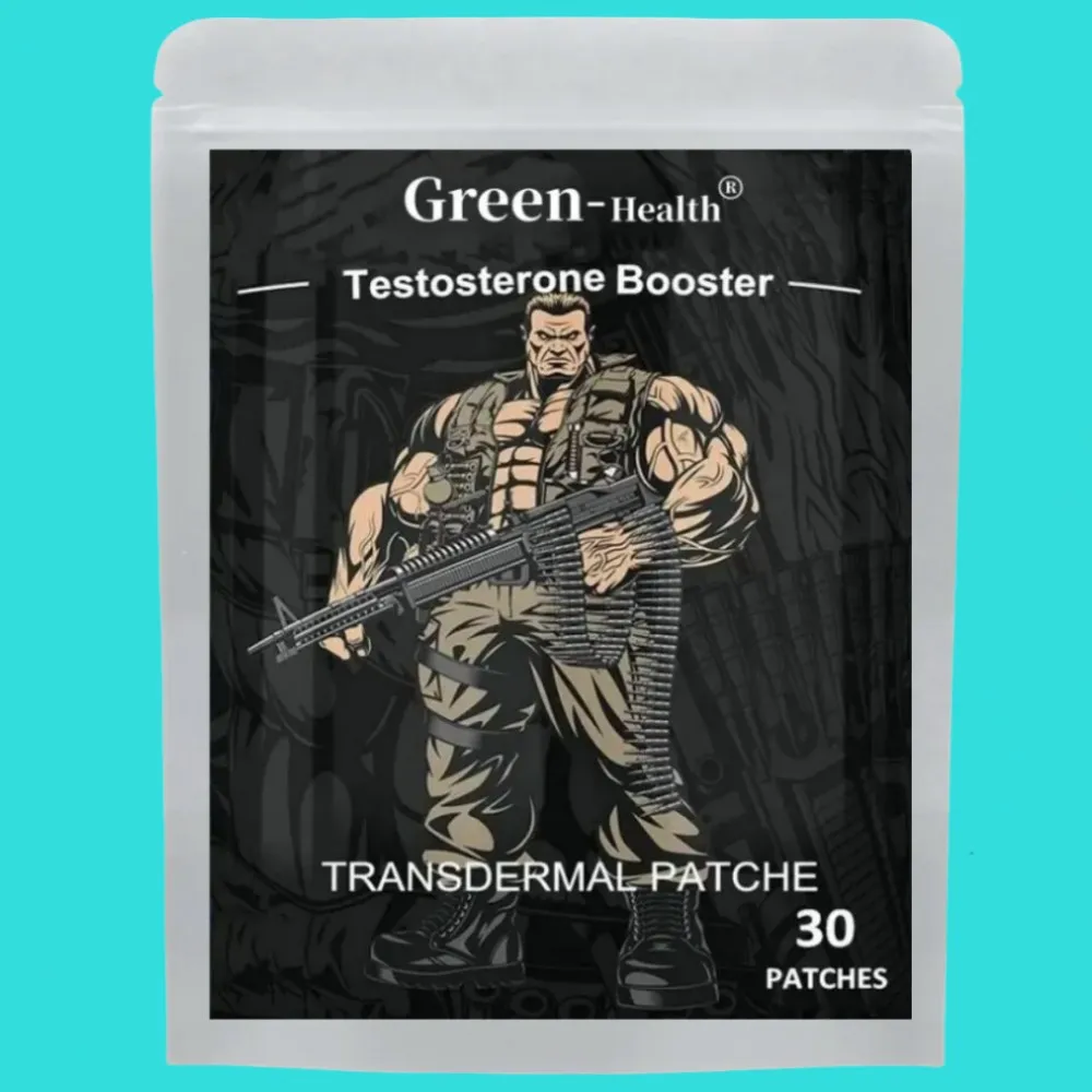 Booster For Men With Horny Goat Weed, Maca Root Transdermal Patches Energy Stamina Strength 30 Patches