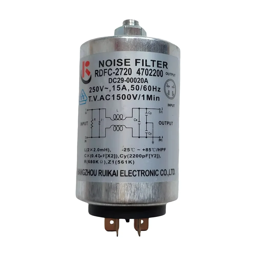 Para Samsung lavadora filtro condensador DC29-00015G RDFC-2916 LFT-215G DC29-00020A RDFC-2720 DC29-00023C DC29-00015K