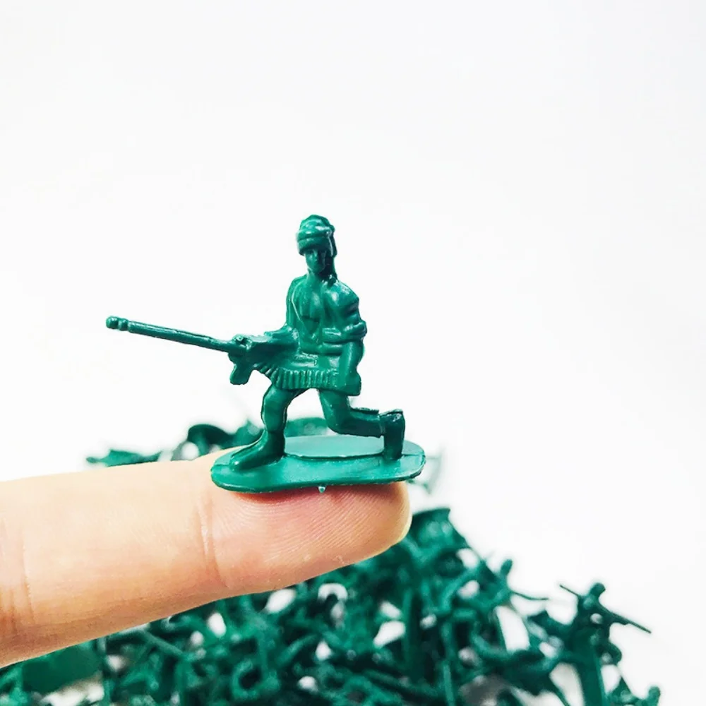 300 pièces ensemble de jeu militaire en plastique jouet soldats 3 couleurs Mini guerrier Elite Force figurine jouets pour enfants jouant cadeau