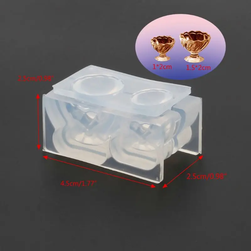 DIY Glass Goblet Epoxy Silicone Mold English Character Resin Mold for Children Handmade Art Crafts Tool Durable