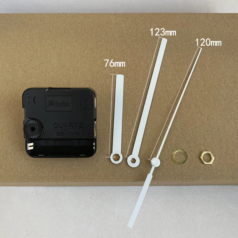 Unlimited Battery Type Sweep Silent Wall Mechanism With 2626#Black/White/Gold Hands Accessory DIY Quartz Clock Movement