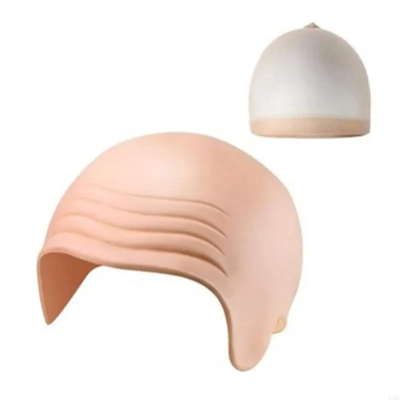 대머리 모자 라텍스 메이크업 대머리 모자 가발 모자 선글라스 할로윈 코스프레 의상