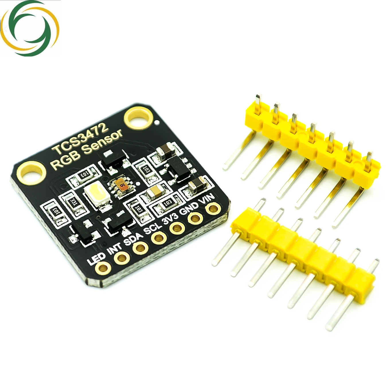 TCS34725 Filter Pemblokiran IR Daya Rendah Pengenalan Sensor Warna Cahaya RGB Kit Diy Papan PCB Elektronik UNTUK Arduino Dapat Diprogram