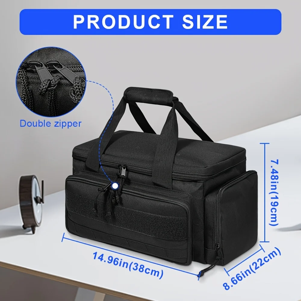 Modular tactical tool bag for quick tool access on construction sites. Scratch-resistant and heavy-duty.