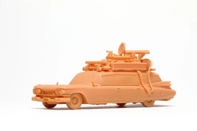 YS 1:64 Movie version of Ghostbusters Diecast Model Car