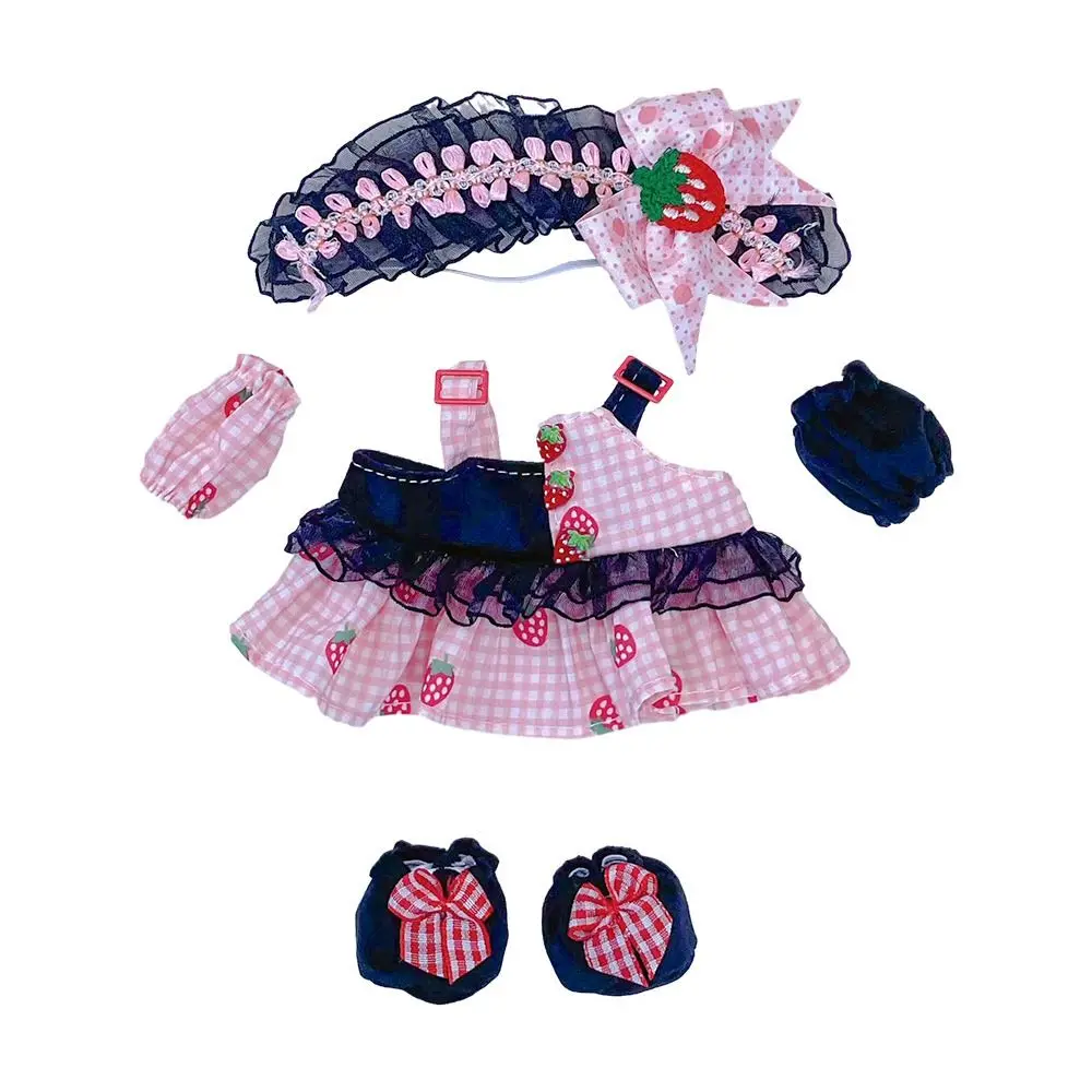 Cute DIY Doll Clothes 20cm Multiple Styles Maidservant Skirt Bubble Skirt Cotton Doll