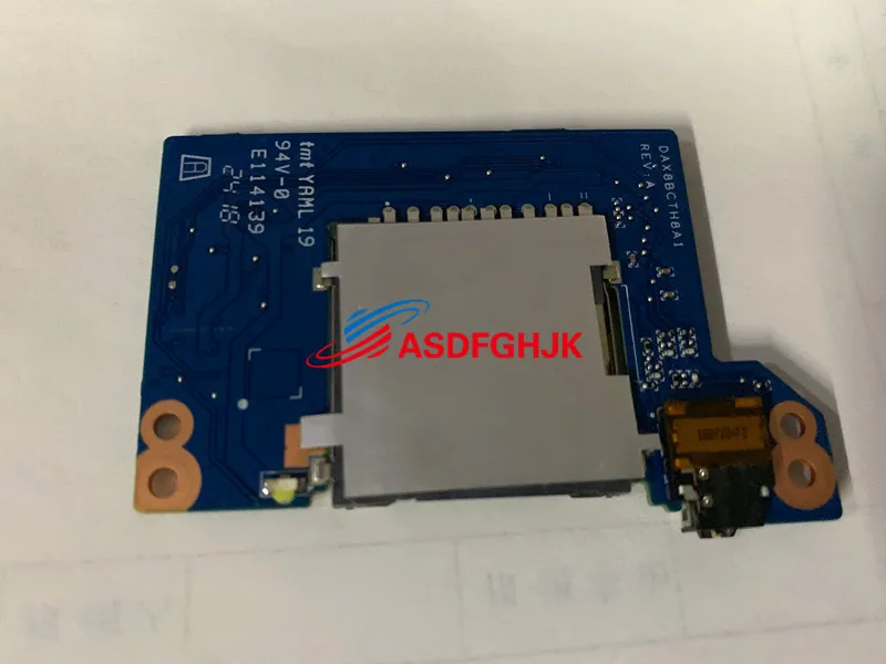 

Оригинал для HP War 66 Pro G1 430 440 G5, слот для SD-карты, маленькая аудиоплата DAX8BCTH8A1