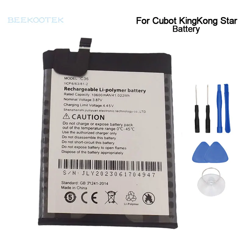 New Original Cubot King Kong Star Battery Inner Built Cell Phone Battery Repair Accessories For Cubot KingKong Star Smart Phone