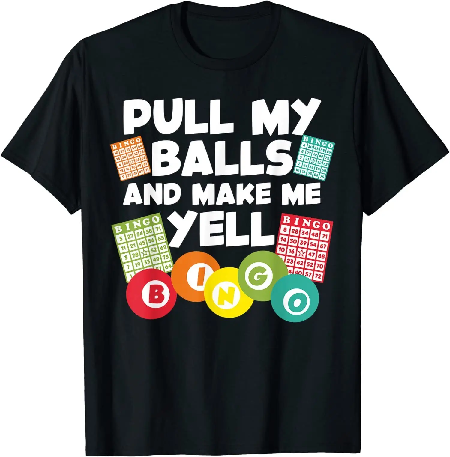 Pull My Balls and Make Me Yell Funny Bingo for Men Women