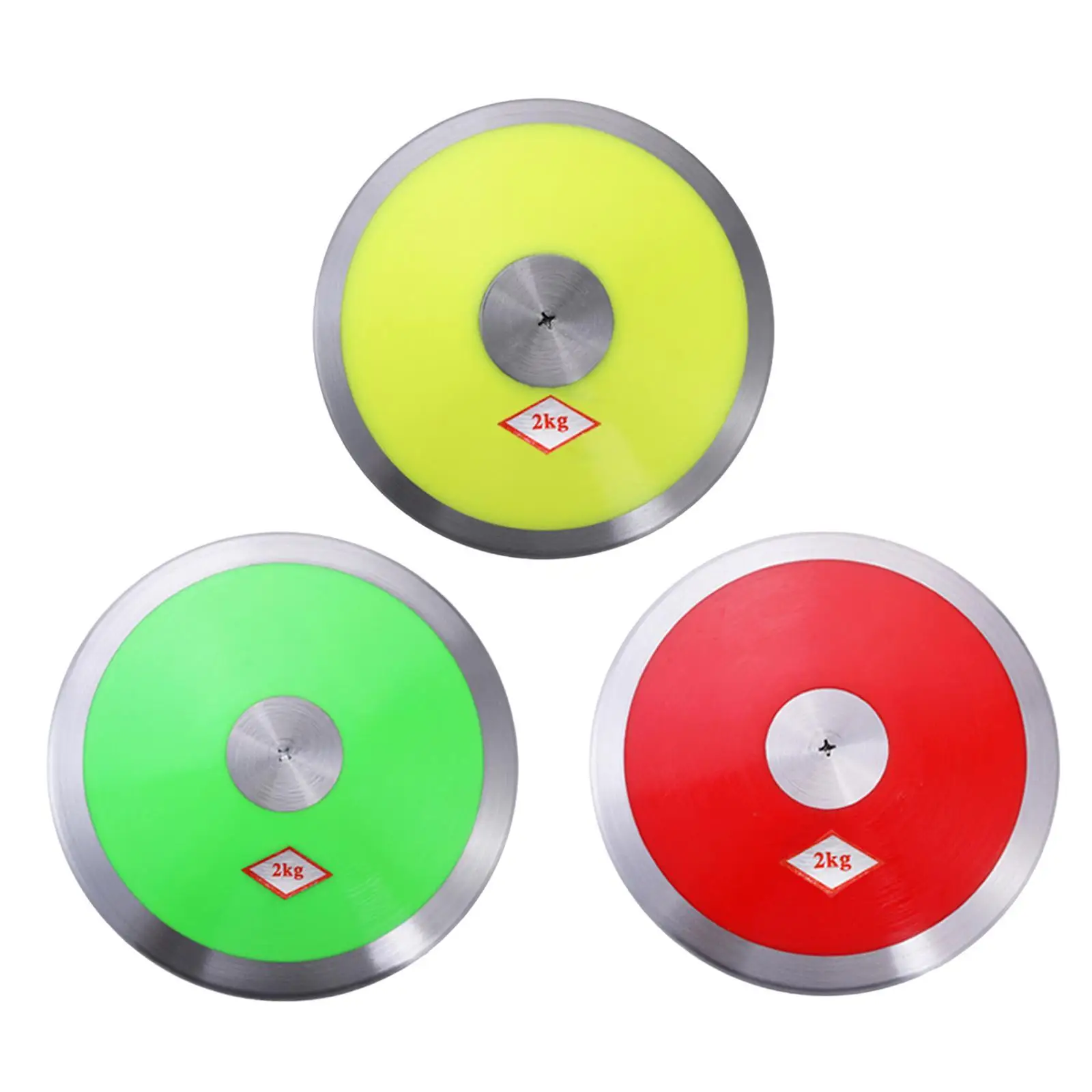 2kg Nylon Discus Track and Field Equipment Coordination Training Equipment for Summer Camp Outdoor Exam Athletic Training
