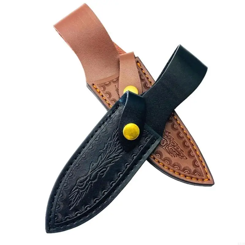 

E21b Гладкий водонепроницаемый наружный кожаный корпус. Практический нож рулон многофункциональный нож для ножа для сложенного