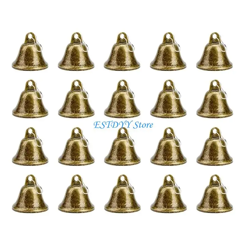 G6DE 38mm Iron Trumpet Bells Durable Spring Clip Pet Training Accessory