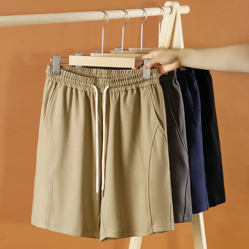 

Men's Twill Cotton Summer New Casual Shorts Loose Trendy Retro Sports Five Piece Pants