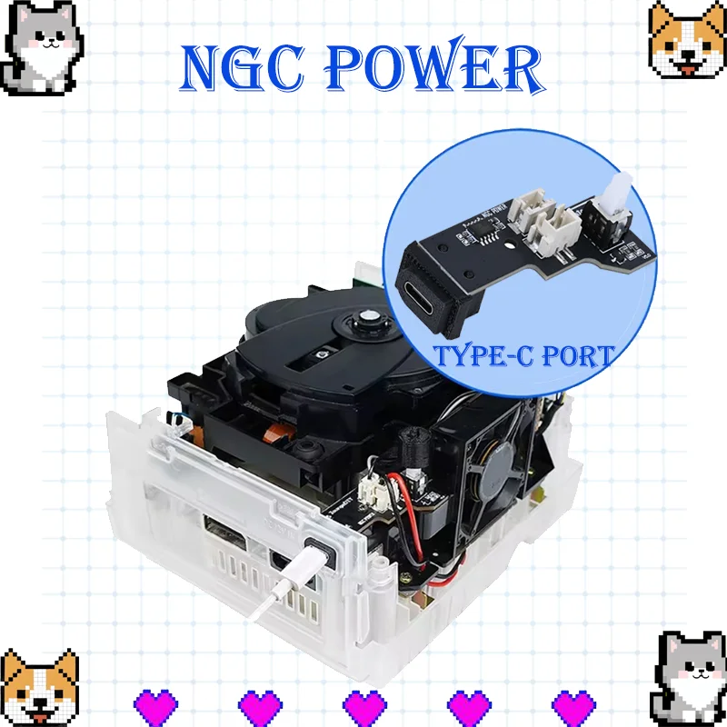 Type C PSU Mod For Nintendo Gamecube PSU Power Supply For NGC Game Console DOL-001/DOL-101