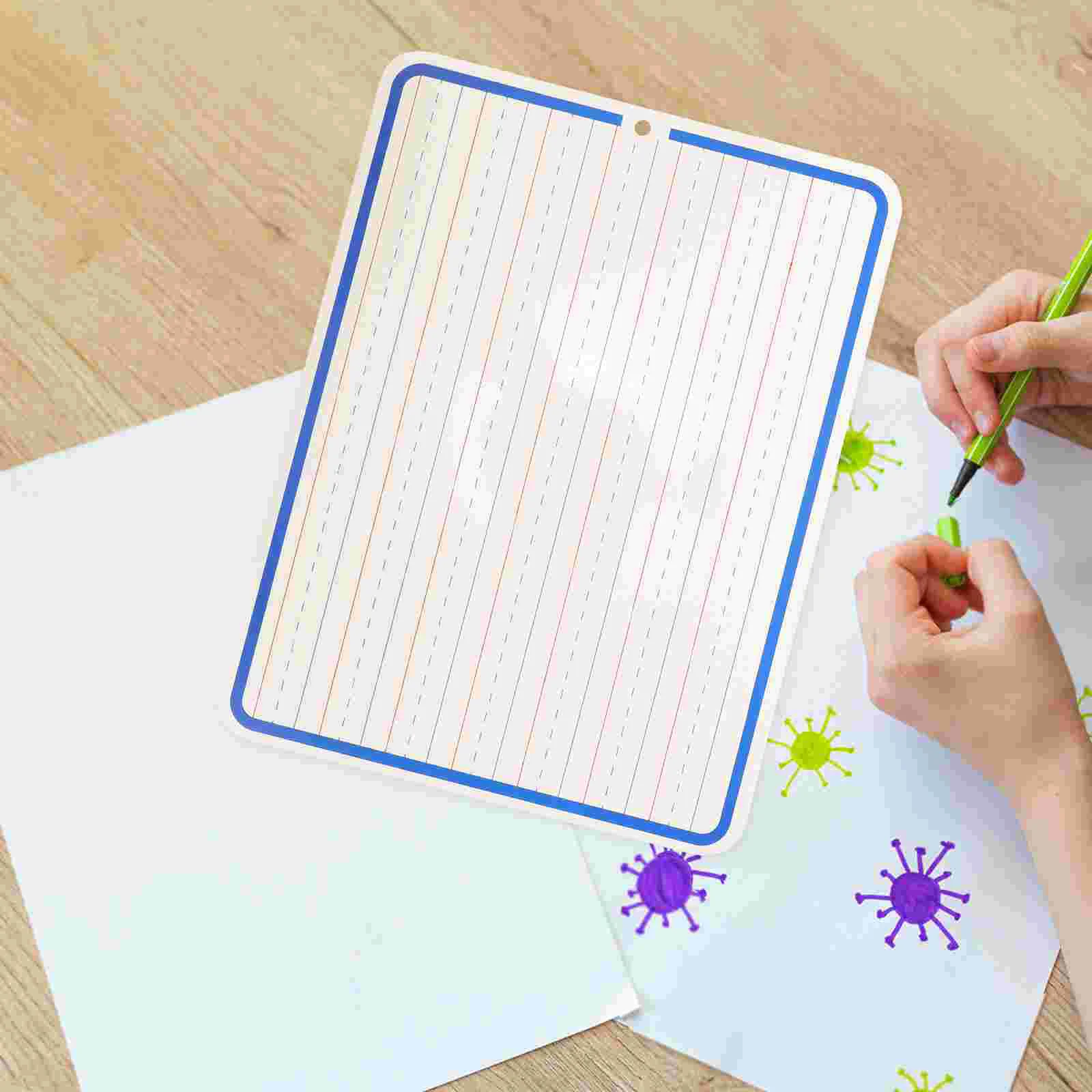 Small Whiteboard Dry Erase Writing Word with Lines Classroom Boards for Office Learning Whiteboards Conference