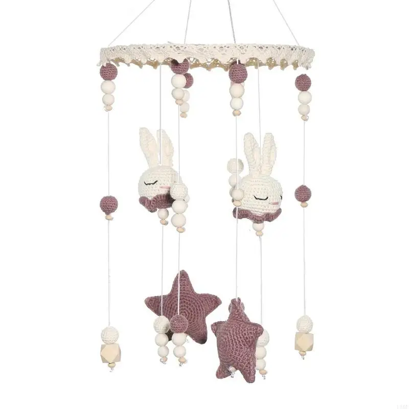 

U50F Crib Toy For Babies Babys Rattle Toy Bed Hangings Toy Mobile Babys Toy