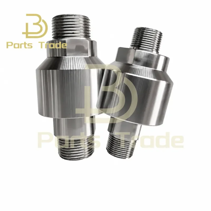 1PCS Spray Universal Joint 360 Degree Water Oil Air High Pressure Straight Through Stainless Steel Rotary Joint