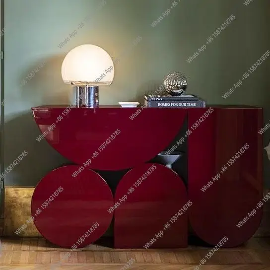 

Italian light luxury entrance cabinet, living room, household entry entrance table, corridor entrance table