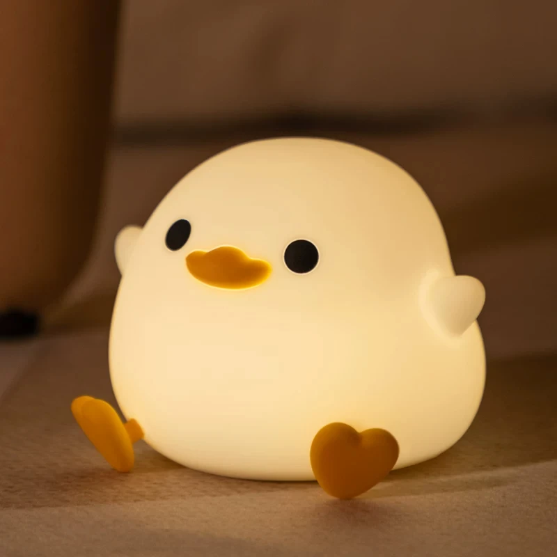 Duck Nightlight Patting Bedroom Sleep Bedhead Light Stand Children's Companion Sleep Baby Feeding Eye Protection Light